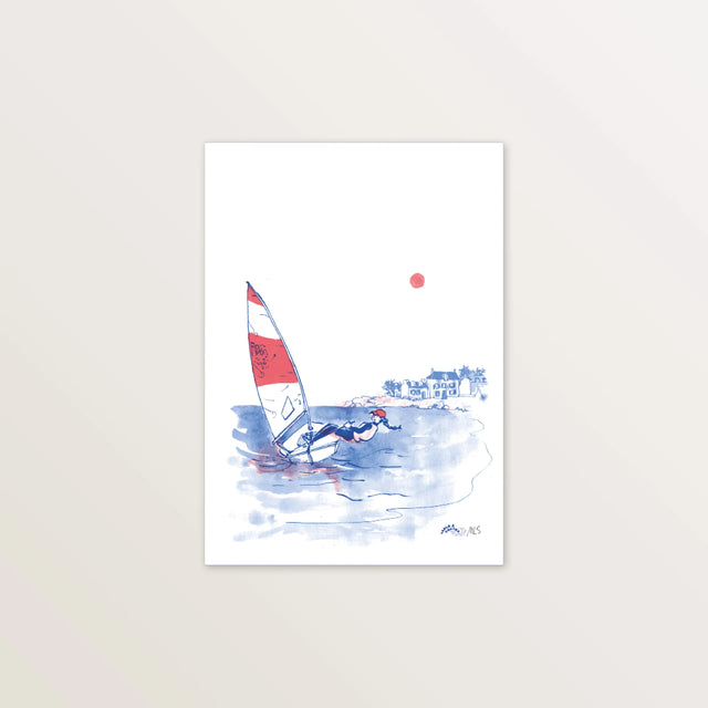 Balade en laser - Risographie A5