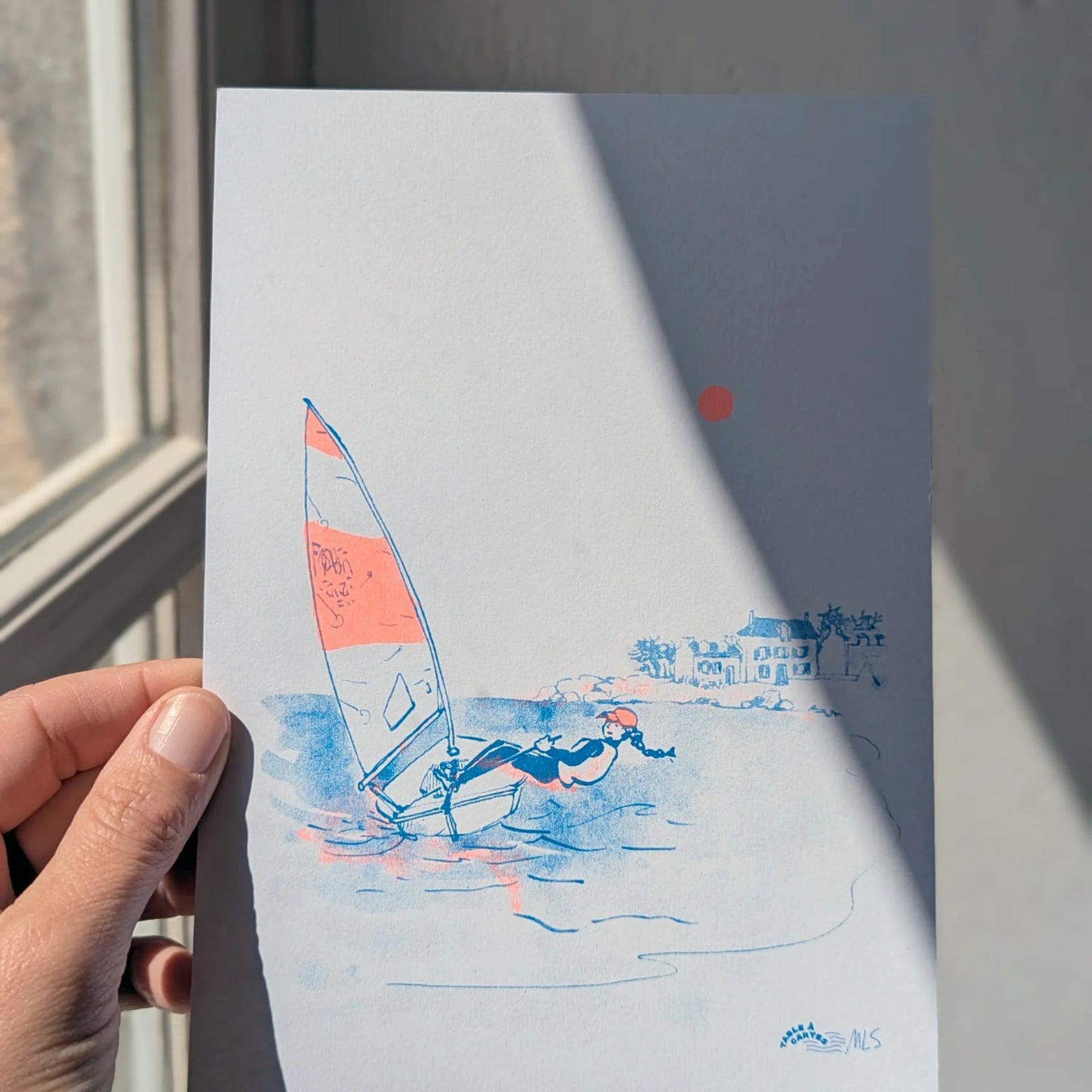Balade en laser - Risographie A5