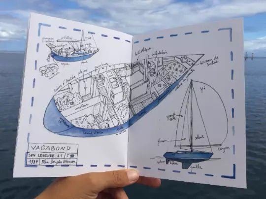 Bon voyage Agathe Livre pour enfants - Table à cartes