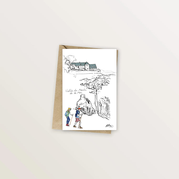 Carte postale de Matignon - La vallée du Moulin de la Mer