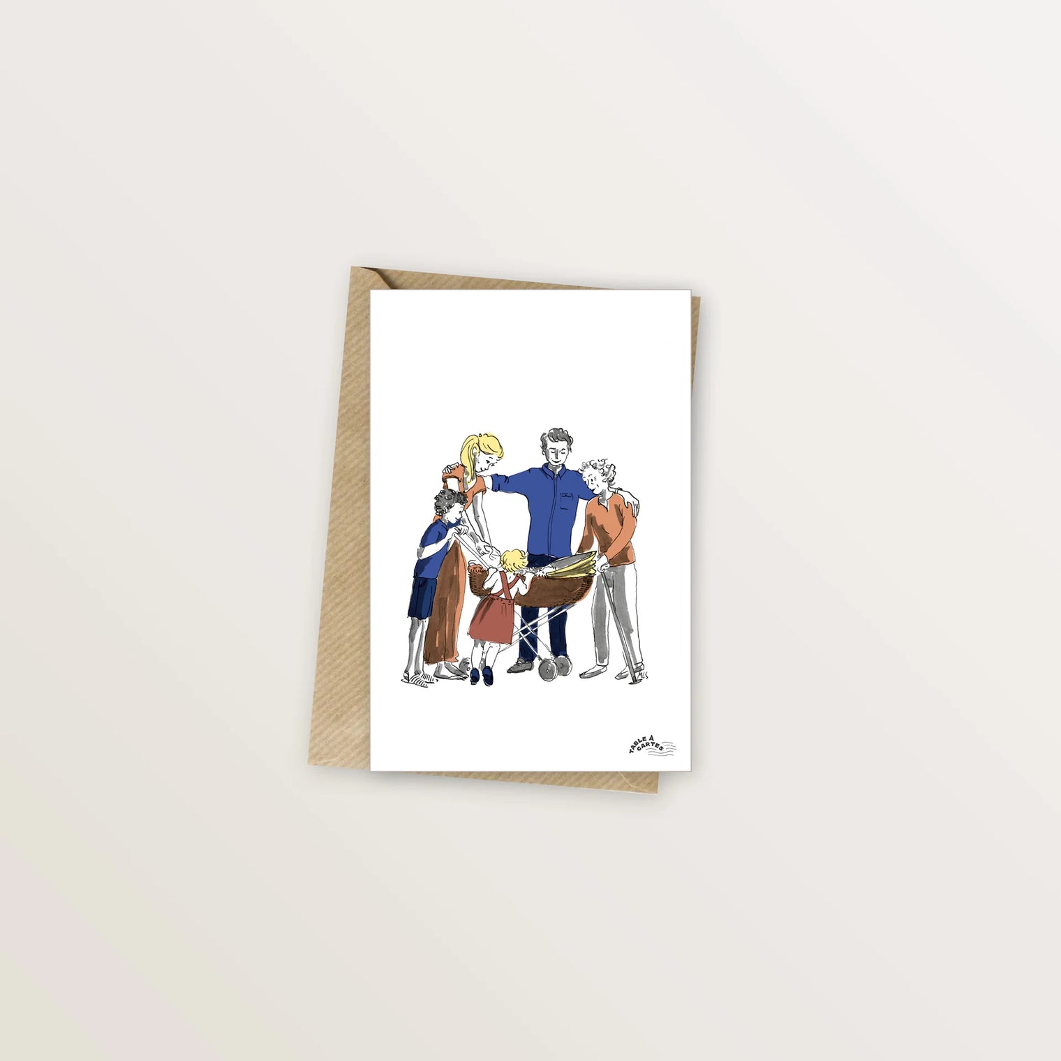 Carte postale - Naissance