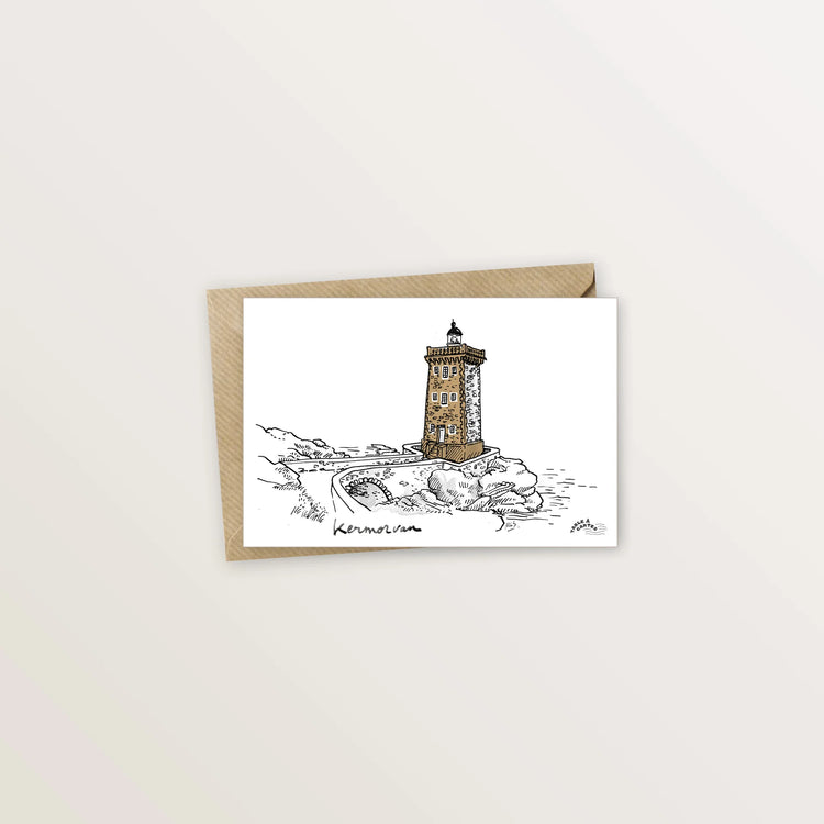 5 cartes postales : à la pointe Finistère