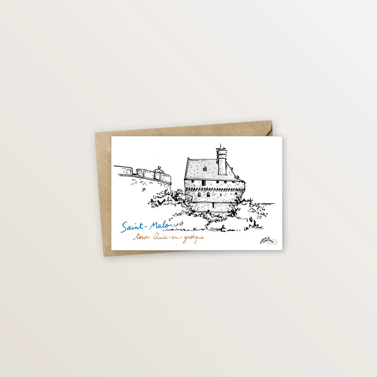 Carte postale Saint-Malo - Tour Quic-en-Groigne