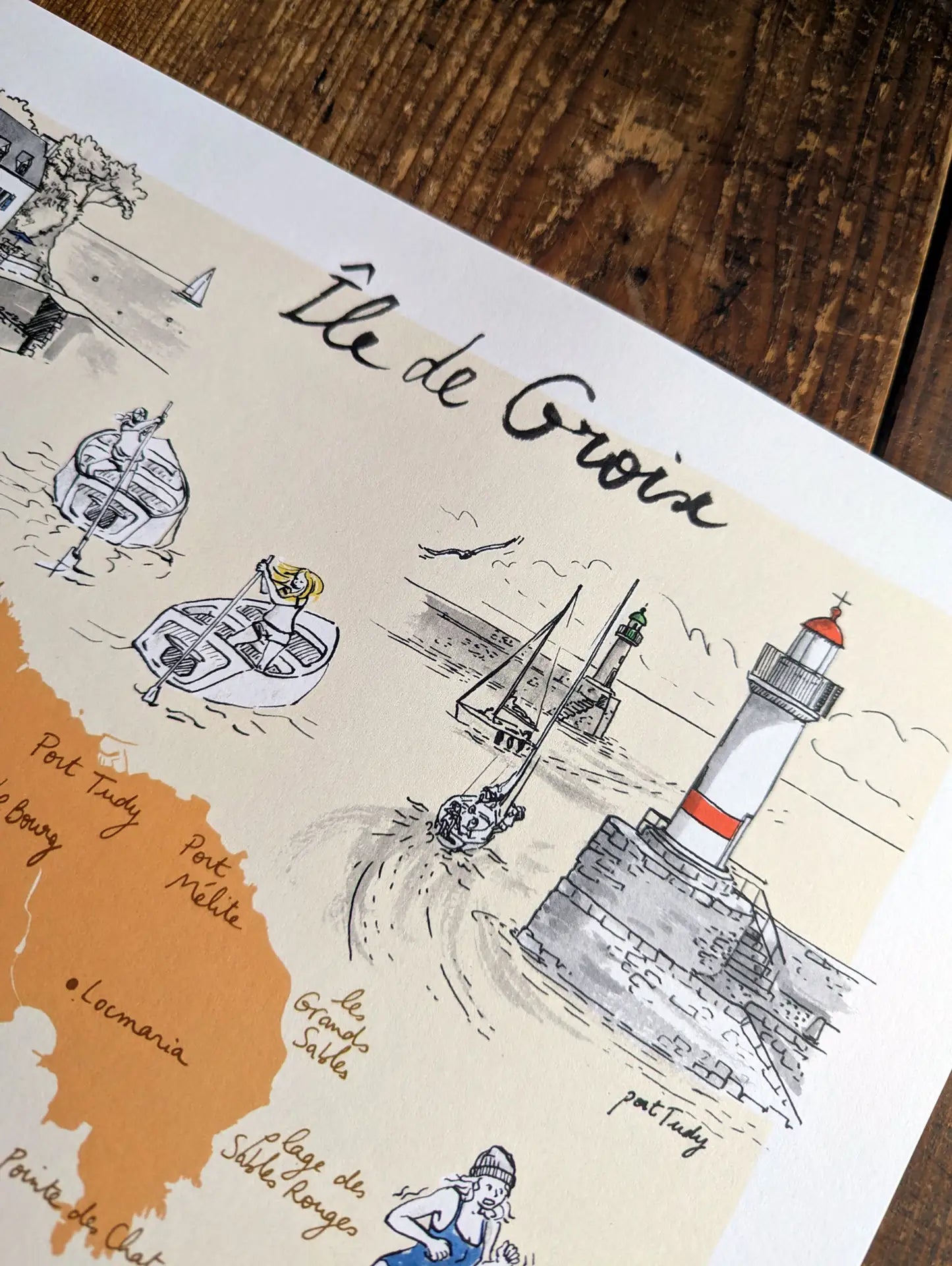 Ile de Groix - Affiche 40 x 30 cm