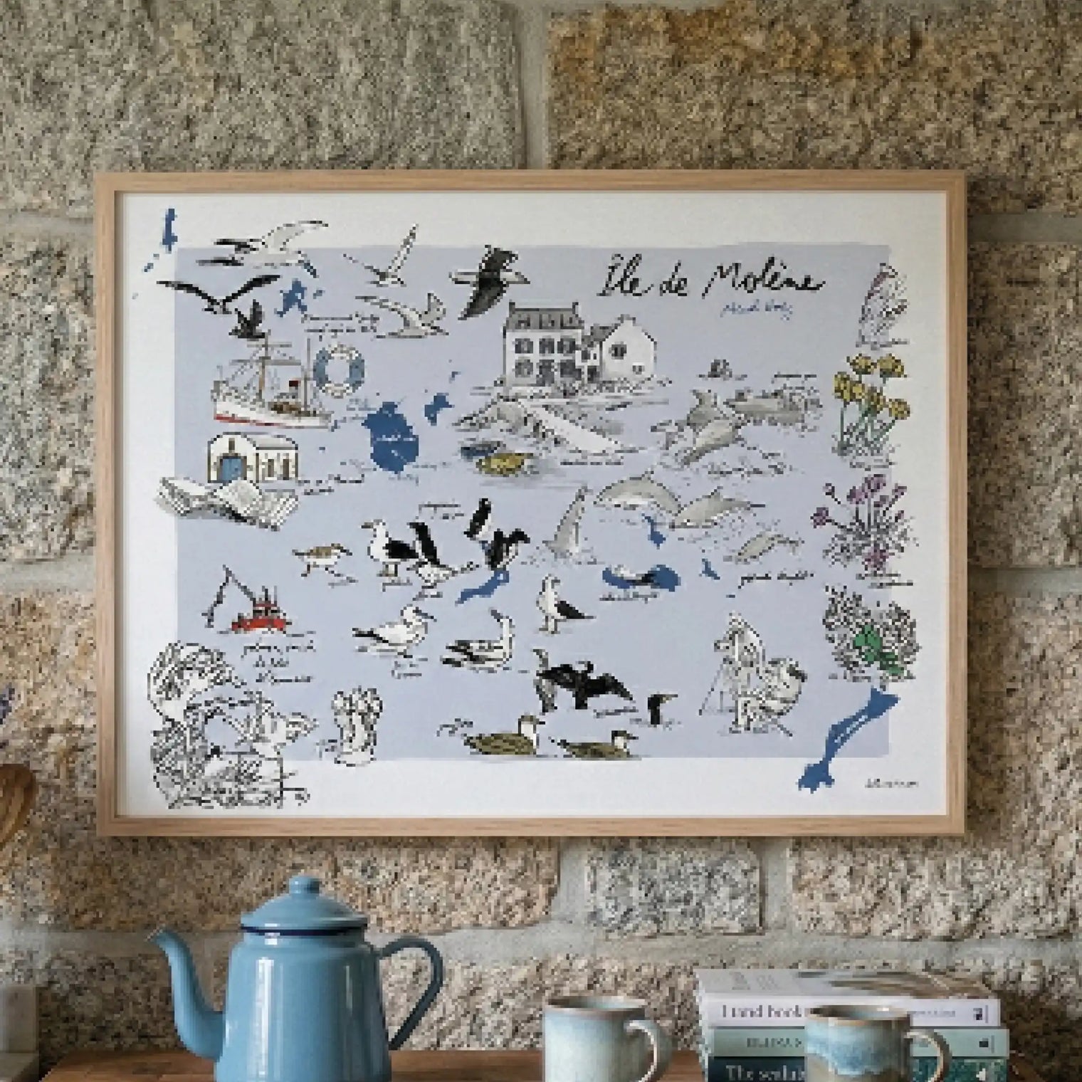 Ile de Molène - Affiche 40 x 30 cm