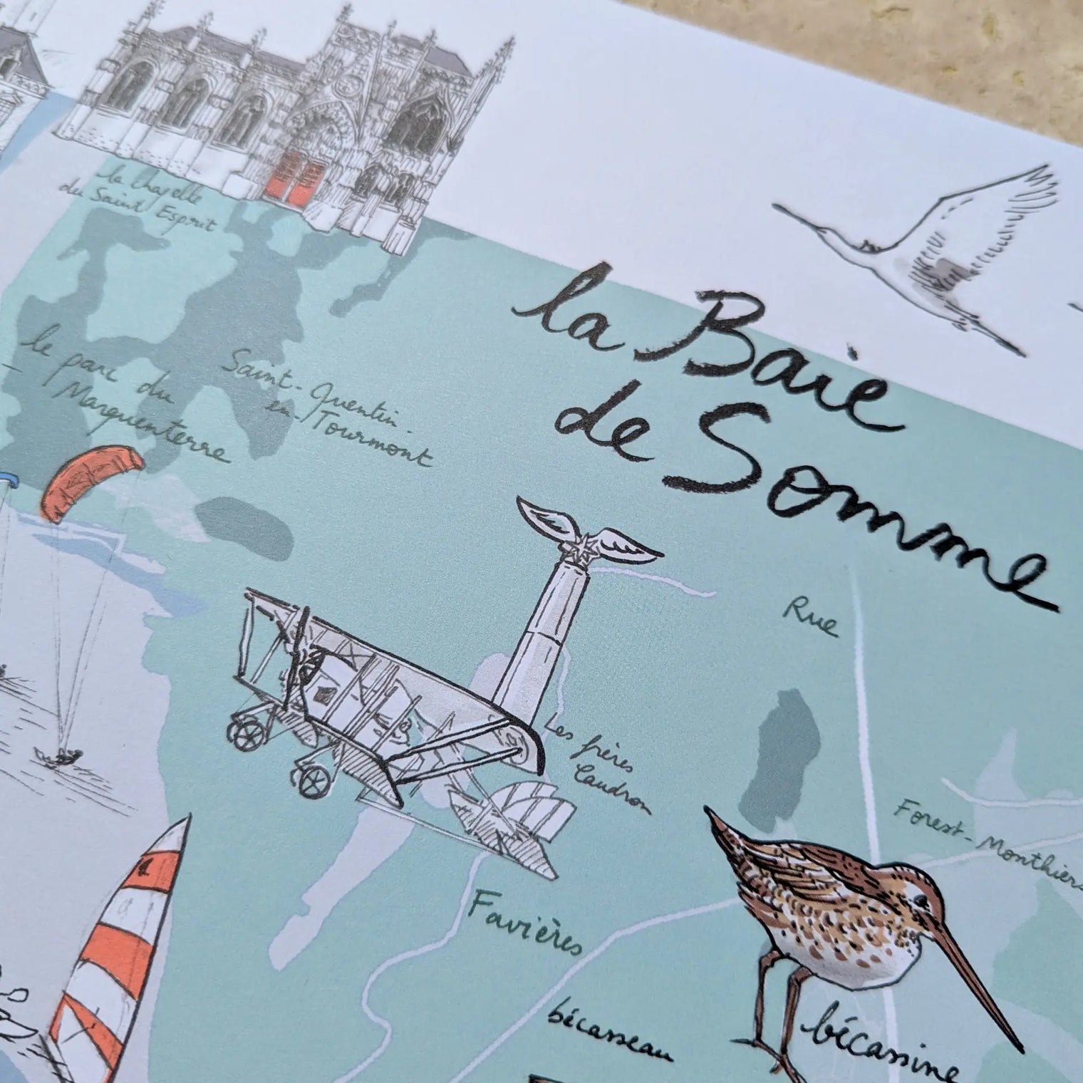 La baie de Somme - Affiche 60 x 40 cm