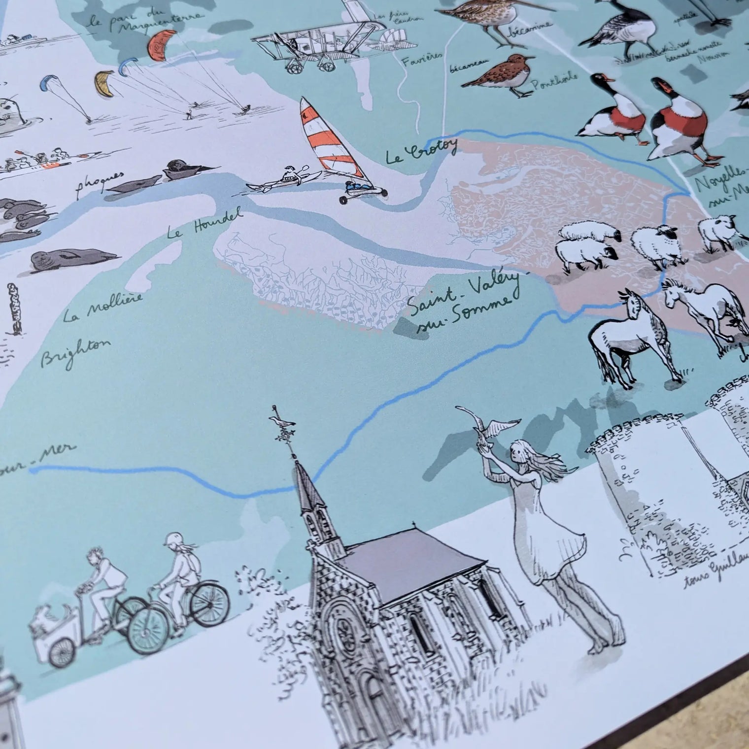 La baie de Somme - Affiche 60 x 40 cm