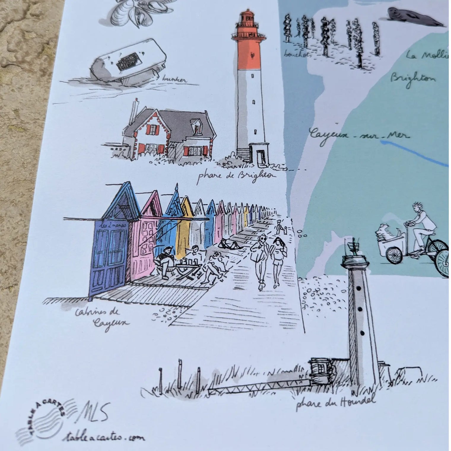 La baie de Somme - Affiche 60 x 40 cm