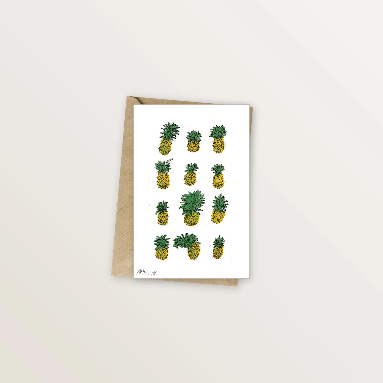 Carte postale de Moorea - Cocktail ananas