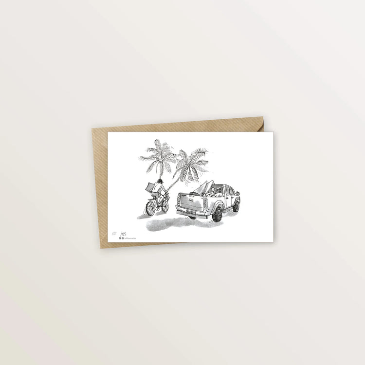 5 cartes postales : découverte de Tahiti et Moorea