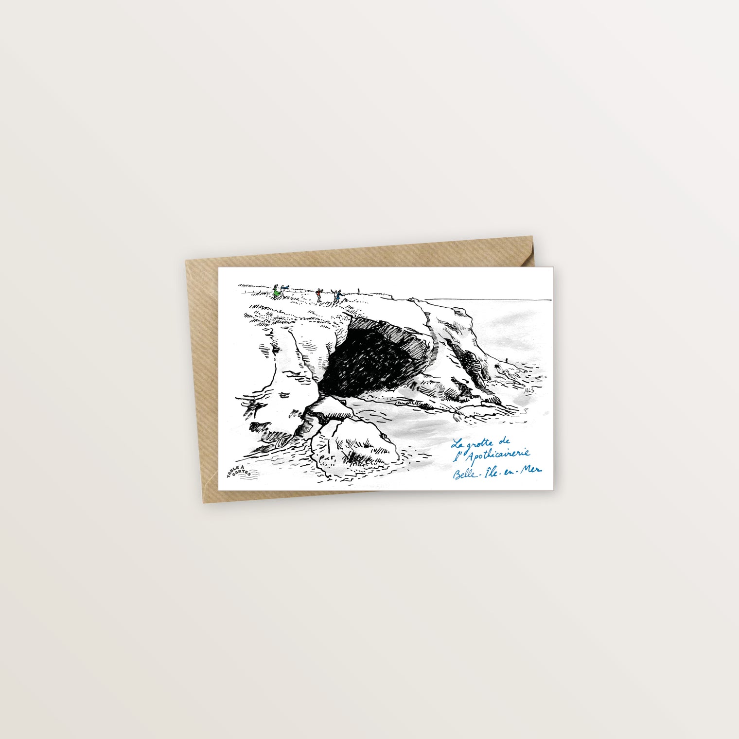 Carte postale Belle ile Apothicairerie