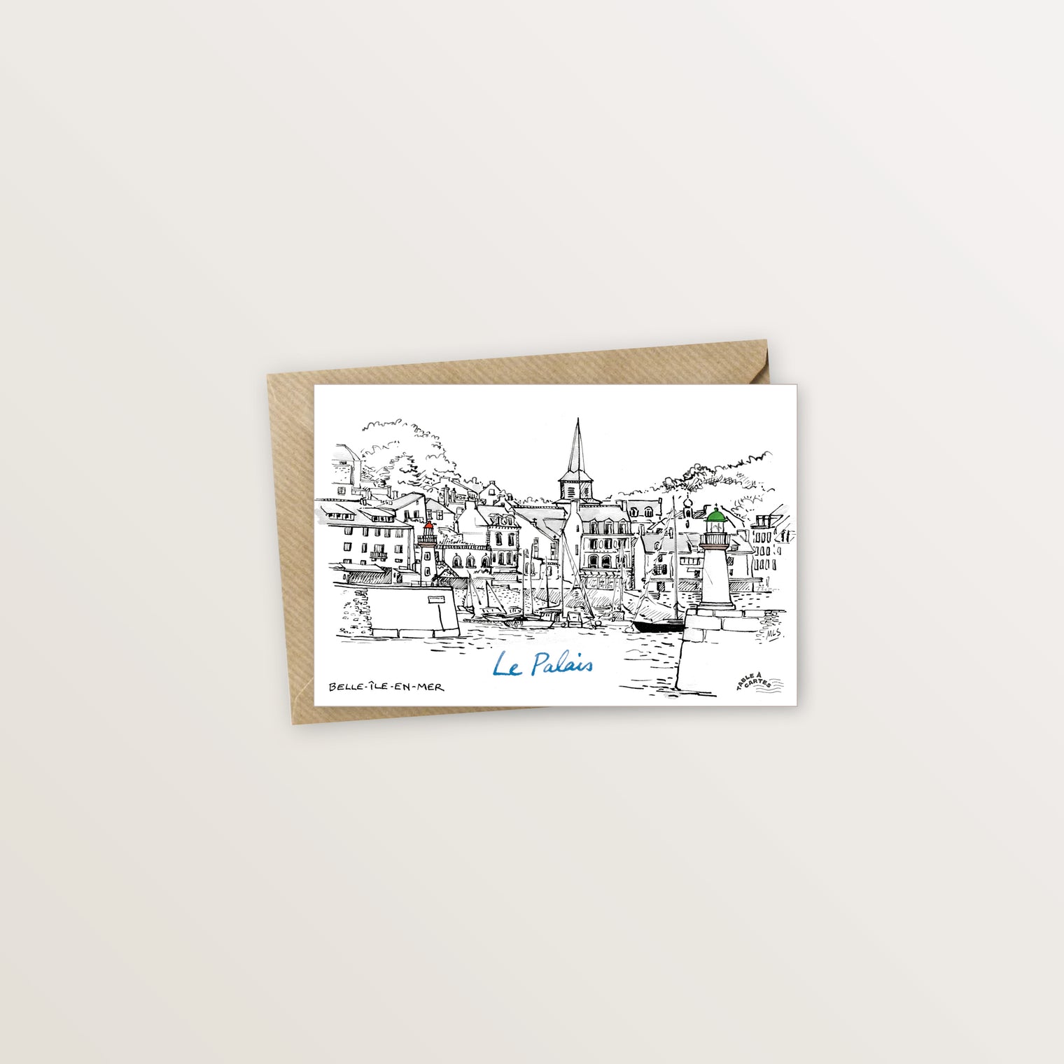 Carte postale Belle ile Le Palais