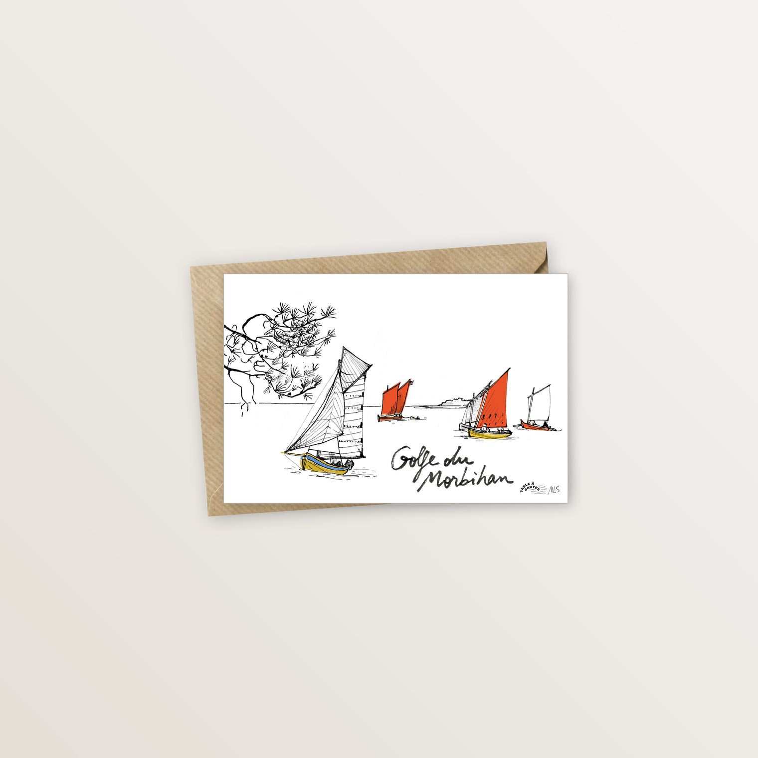 Carte postale Golfe du Morbihan sinagot