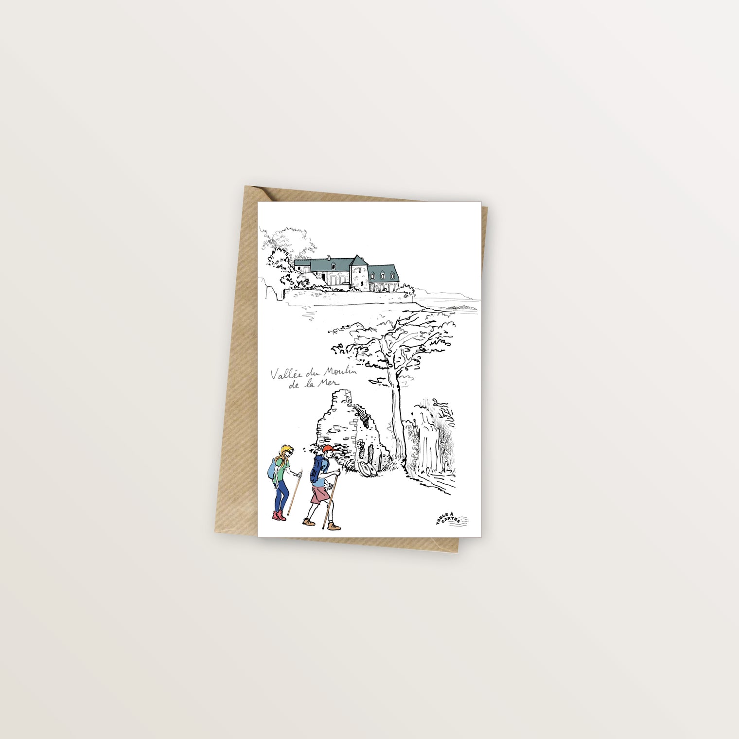 Carte postale Matignon moulin de la mer
