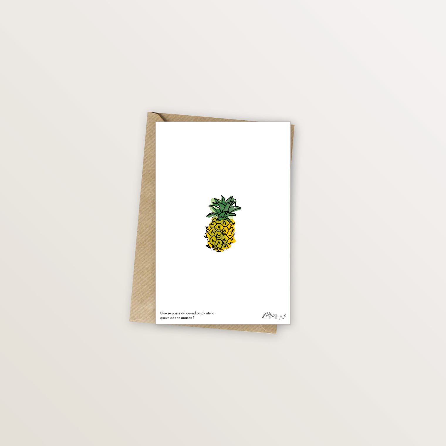 Carte postale Moorea queue ananas