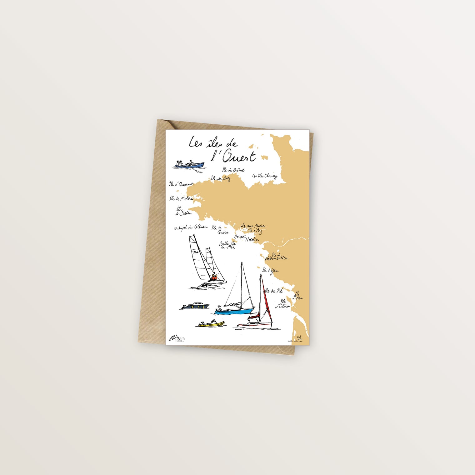 Carte postale Iles de l'Ouest