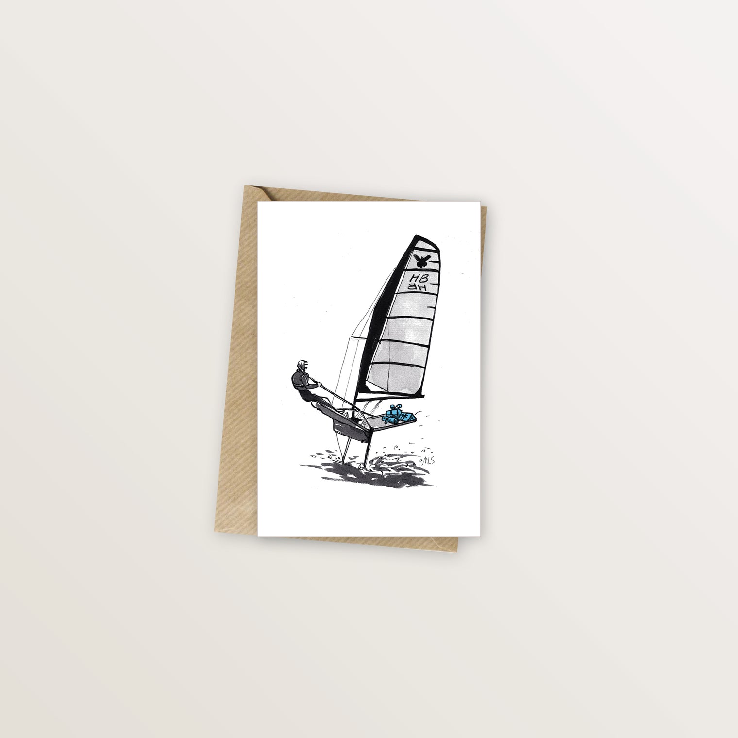 Carte postale anniversaire moth