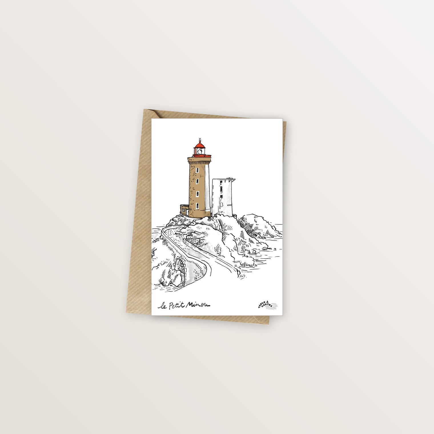 Carte postale phares 29 Petit Minou