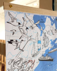 Atlantique Nord - Affiche 60 x 40 cm