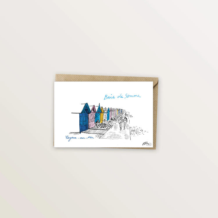 5 cartes postales : la Baie de Somme