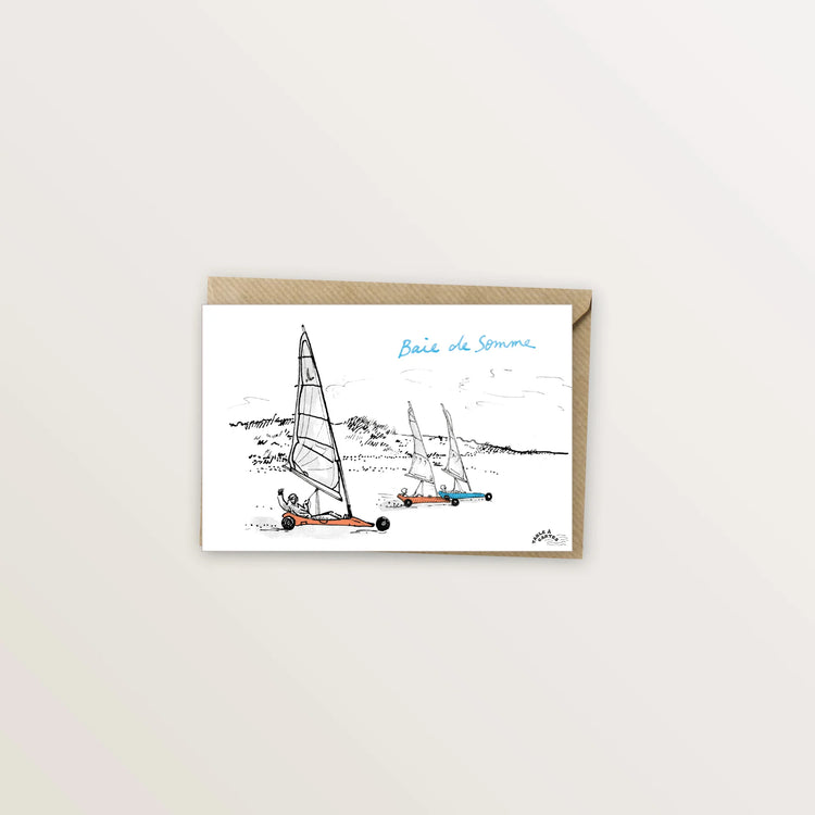 5 cartes postales : la Baie de Somme