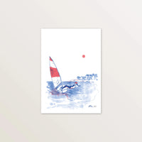 Balade en laser - Risographie A5