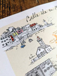 Belle Ile en Mer - Affiche 40 x 30 cm