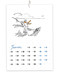 Calendrier 2026 - A la plage