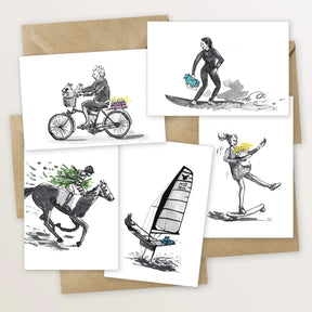 5 cartes d'anniversaire