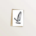 Carte d'anniversaire - Flying moth