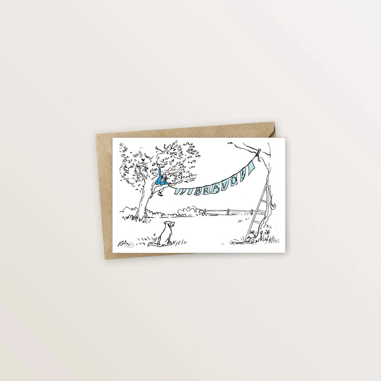 5 cartes postales : Les mots bleus