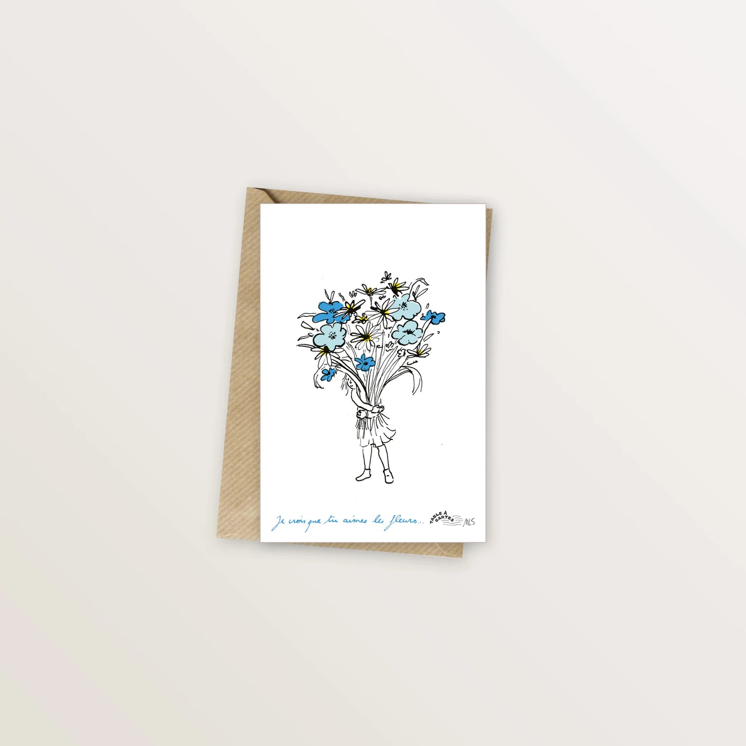 Carte postale - Amour des fleurs