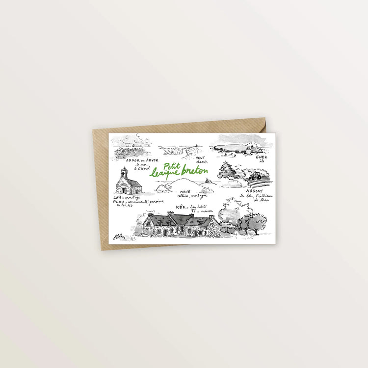 5 cartes en langue bretonne