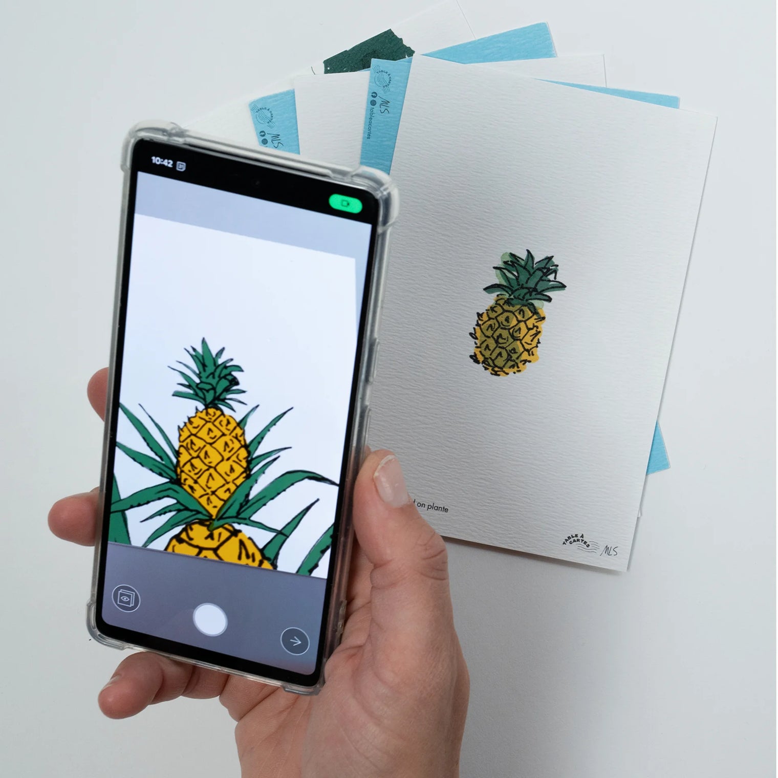 Carte postale de Moorea - Cocktail ananas