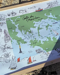 Golfe du Morbihan - Affiche 60 x 40 cm