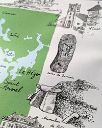 Golfe du Morbihan - Affiche 60 x 40 cm