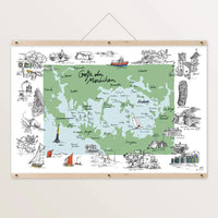 Golfe du Morbihan - Affiche 60 x 40 cm
