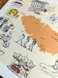 Ile de Groix - Affiche 40 x 30 cm