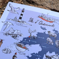 Ile de Ouessant - Affiche 40 x 30 cm