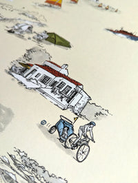 Les iles de l'Ouest - Affiche 60 x 40 cm