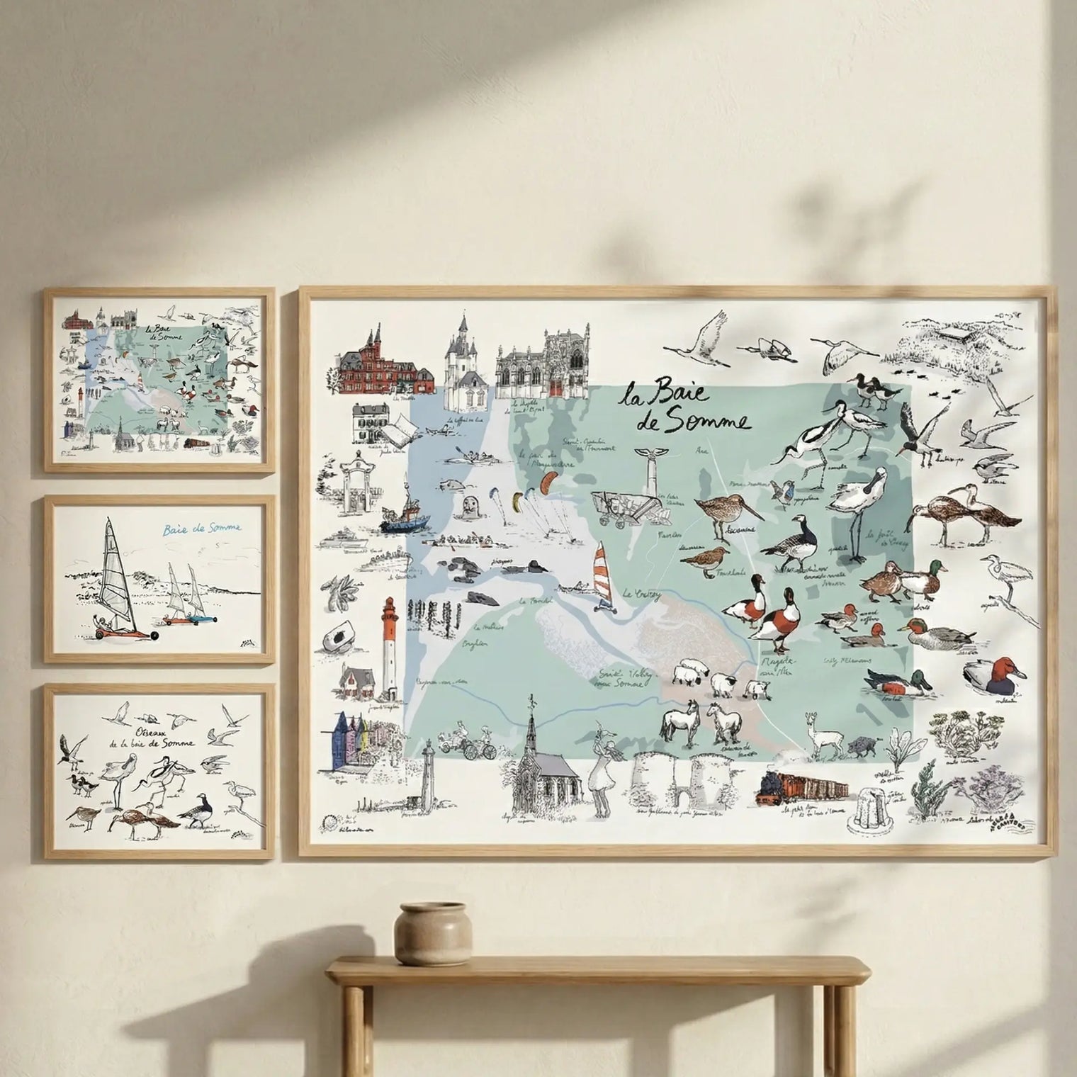 La baie de Somme - Affiche 60 x 40 cm