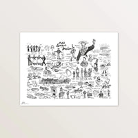Lexique breton - Affiche 40 x 30 cm