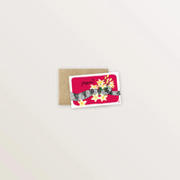 4 mini-cartes - Merci !