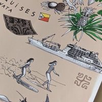 Polynesie francaise table a cartes 11